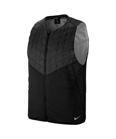 Nike AeroLayer Men's Running Vest Large Black/Photon Dust