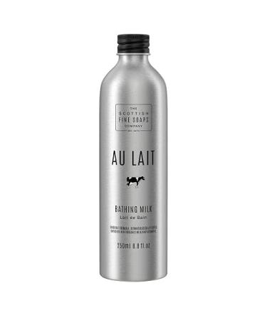 Scottish Fine Soaps Au Lait Bathing Milk 250ml Aluminium Bottle