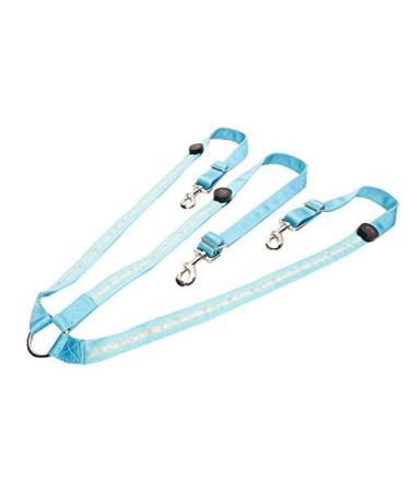 LED Horse Breastplate Collar-Best High Visibility for Horseback Riding-Adjustable-Sturdy and Comfortable Equestrian Safety Gear-for Night Horse Riding (Blue)