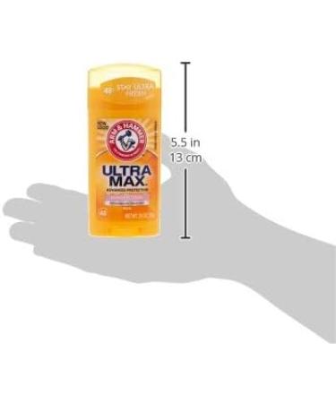 Arm And Hammer Ultramax Deodorant Antiperspirant Invisible Solid Powder Fresh - 2.6 Oz - Buy Online on SooperMarket.com