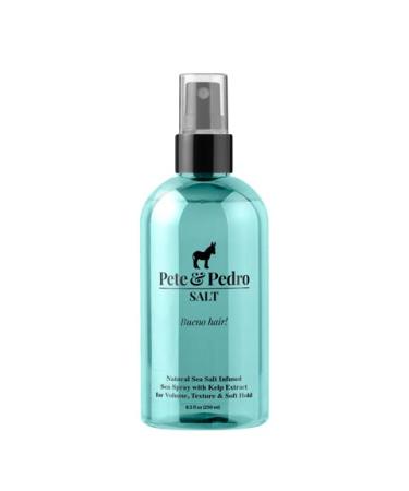 Pete & Pedro SALT - Natural Sea Salt Spray for Hair Men & Women, Instant Thickness, Volume, Texture, and a Light Hold | As Seen on Shark Tank, 8.5 oz. 8.5 Fl Oz (Pack of 1)