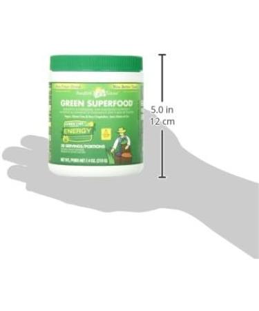 Amazing Grass Green Superfood Energy Organic Powder with Wheat Grass and Greens Flavor: Lemon Lime 30 Servings 7.4 Ounces - Buy Online on SooperMarket.com