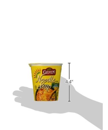 Gefen Instant Noodle Soup Cup 2.3oz (12 Pack) - No MSG Chicken Soup Flavor - Buy Online on SooperMarket.com
