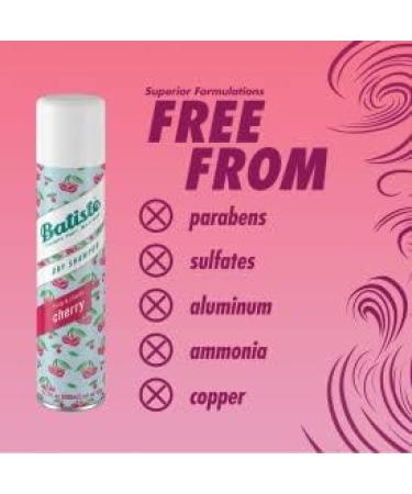 Batiste Dry Shampoo Cherry 200ml - Pack of 2 200 ml (Pack of 2) - Buy Online on SooperMarket.com