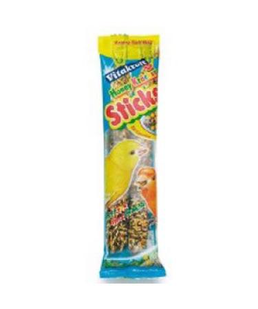 2 Canary Honey Sticks Treat 60g - Vitakraft (TP)(VITCANHS)
