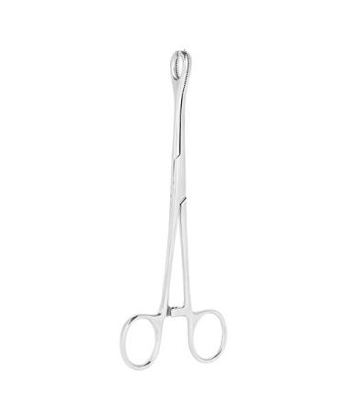 Professional Surgical Steel Sponge Tweezers Stainless Steel Round Mouth Closed Jaw Clamps Tongue Septum Lip-shaped Eyebrows Without Slotted Pliers Body Piercing