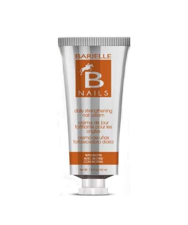Barielle Nails Daily Strengthening Nail Cream with Biotin 1.5 Ounce - for Splitting, Brittle, Ridged, Breaking, Soft and Damaged Nails, Leaves Nails Strong, Healthy and Revitalized