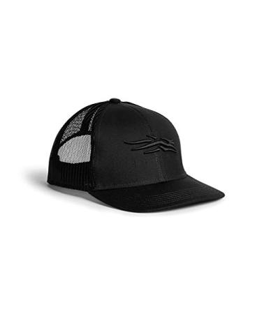 SITKA Gear Men's Icon Mid Profile Trucker Cap Basic Black
