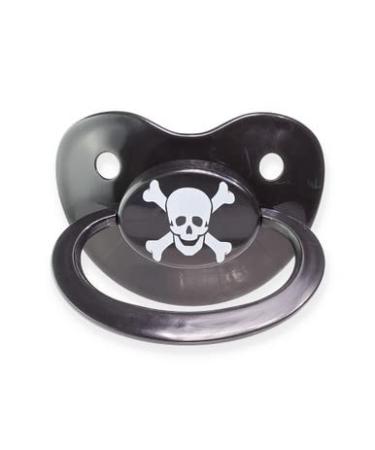 Rearz - Fixx - Functional JUMBO Adult XXL Silicone Pacifier - Size 10 (Black Rebel)