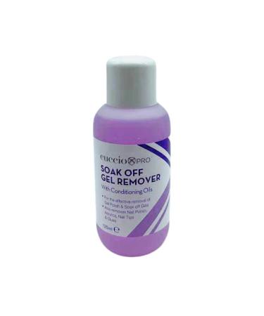 Cuccio Soak Off Gel Remover with Conditioning Oils 125ml Purple