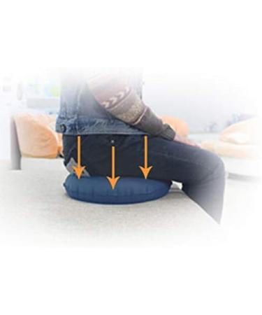Fupeen Inflatable Pile Ring Pad Donut Pillow Vinyl Rubber Seat Acne-Black - Buy Online on SooperMarket.com