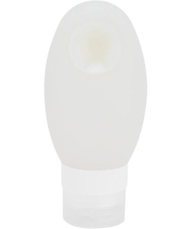 Zerodis Portable Silicone Cosmetic Storage Bottle for Outdoor Travel - Lightweight and Shampoo Bottle for Camping (White) - Buy Online on SooperMarket.com