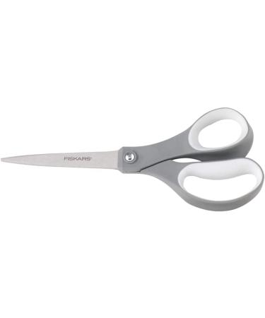 Fiskars 01-004761J Softgrip Scissors Straight Stainless Steel  8 Inch Gray - Buy Online on SooperMarket.com