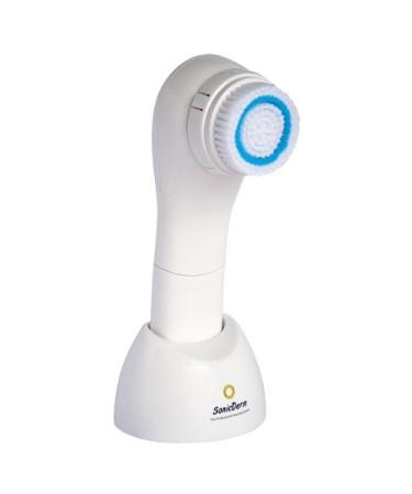SonicDerm SD-102 - Gentle Sonic Vibrating Facial Brush for Sensitive Skin  Acne  Rosacea and Eczema  Promotes Healthy  Clean Skin  Fine Lines and Blemish Reducer  Face/Body Massager