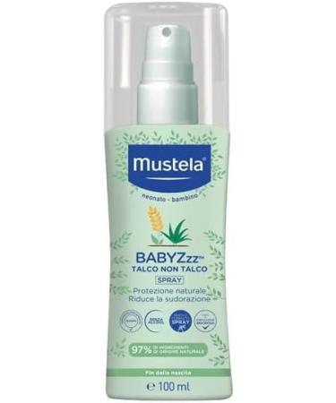 Mustela Babyzzz Talc-Free Spray 100g - 3 Convenient Sprays with Keyring | Lumacare Cosmetics - Worldwide Shipping - Buy Online on SooperMarket.com