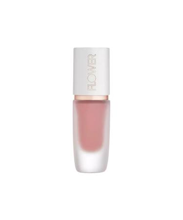 FLOWER BEAUTY By Drew Barrymore Perfect Pout Lip Color - Soft Matte Finish - Liquid Lipstick - Comfortable + Lightweight Feel (Dune)