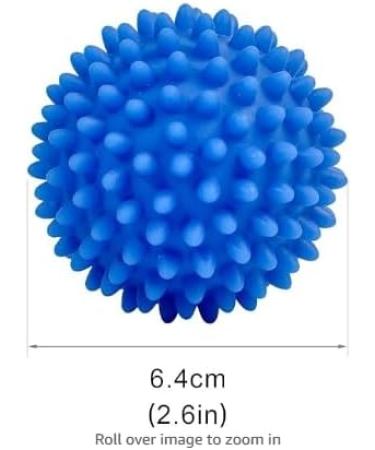 Blue Eco Laundry Dryer Balls - Reusable Silicone Dryer Balls for Quick Drying & Fabric Softening - 1Pc - Buy Online on SooperMarket.com