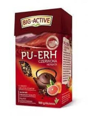 Big-Active Grapefruit Flavoured Loose Leaf Pu-Erh Red Tea Herbal Tea Natural Pure And Refreshing Herbal Fruit Infusion Herbapol