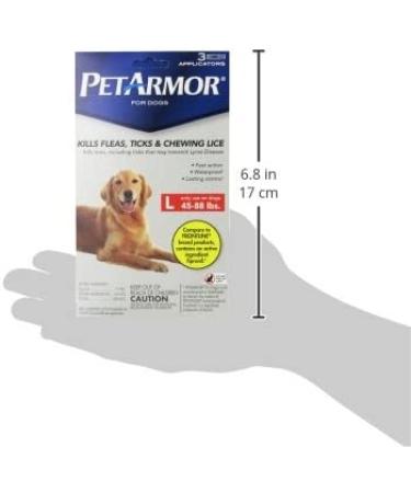 PetArmor Large Dog Flea and Tick Treatment - 3 Month Supply | For Dogs 45-88 Pounds - Buy Online on SooperMarket.com