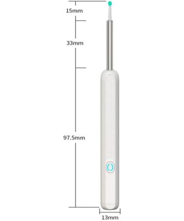 Ear Wax Removal Kit with Camera for Phones - Ear Cleaner Tools Set - White - Buy Online on SooperMarket.com