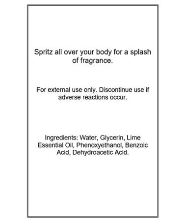 Lime Essential Oil Body Spray (Double Strength) 8 ounces Body Mist for Women with Clean Light & Gentle Fragrance Long Lasting Perfume with Comforting Scent for Men & Women Cologne with Soft 8 Fluid Ounces (Double Strength) - Buy Online on SooperMarket.com