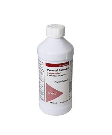 Apexa Pyrantel Pamoate Suspension, 50mg / mL, 16 Ounce