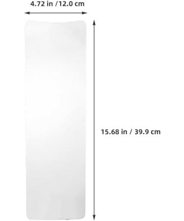 Healeved Balayage Board Clear Plastic Hair Highlighting Board Curved Hair Coloring Foiling Paddle for Home Hair Salon - Buy Online on SooperMarket.com