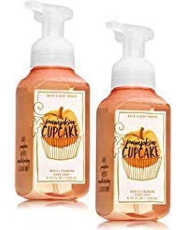 Bath and Body Works 2 Pack Pumpkin Cupcakes Gentle Foaming Hand Soap. 8 Oz Pumpkin 8 Fl Oz (Pack of 2)