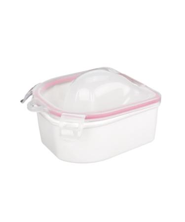 Acetone Resistant Soak Off Bowl Warm Nail Spa Bowl Double Layer Hand Manicure Tool for Salon or Home Use 1PC
