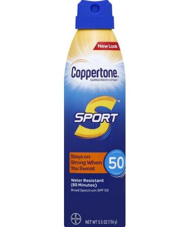 Buy Coppertone Sport Sunscreen Spray SPF 50 - Water Resistant Broad Spectrum Protection | 5.5 Oz - Buy Online on SooperMarket.com