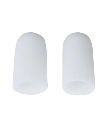 Shoe Toe Protector Pair Gel Sleeve Shoe Protector Caps Protector Foot Protector Cover Stickers Eversion White Blisters Protector Thumb Protector