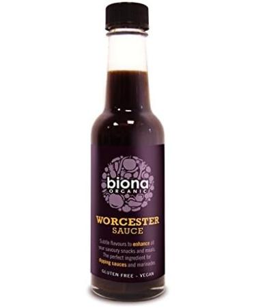 Biona Worcester Sauce 140ml - Organic and Vegan Friendly - Buy Online on SooperMarket.com