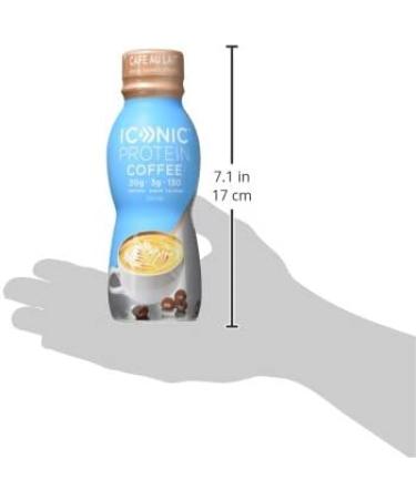 ICONIC Beverages Protein Drinks  Cafe Latte  Low Carb  High Protein  20G Protein + 180mg Caffeine  Grass Fed  Lactose Free  Gluten Free  Non-GMO  Kosher  Keto Friendly  11.5 Fl Oz (Pack of 12) - Buy Online on SooperMarket.com