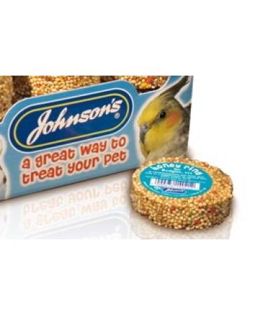 Johnsons Honey Rings for Budgies Parakeets etc. x 4 (Single Units)