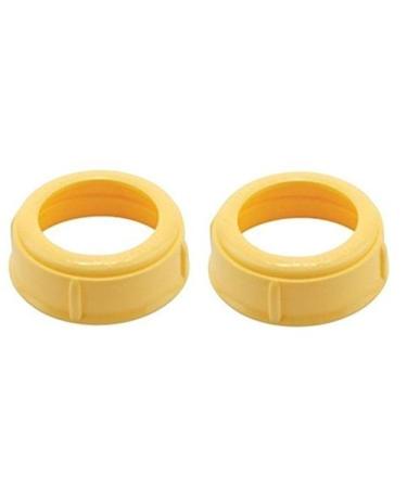 Medela Bottle Nipple Collars Rings New! For Slow or Medium Flow Wide Base (2 Collars)