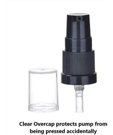 AVALON 100ml Amber Glass Bottles with Black Treatment Pump Pack of 2 Sold Empty - Create Luxury Homemade Personalized Spa Products Aromatherapy Ready Containers Refillable and Durable - Buy Online on SooperMarket.com