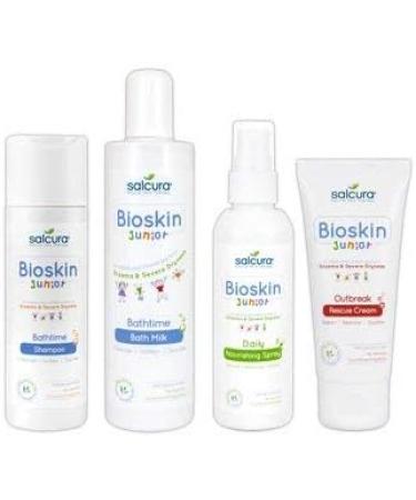 Salcura Bioskin Junior Bath Milk - Gentle Skin Relief for Kids | 300 ml - International Shipping Available - Buy Online on SooperMarket.com