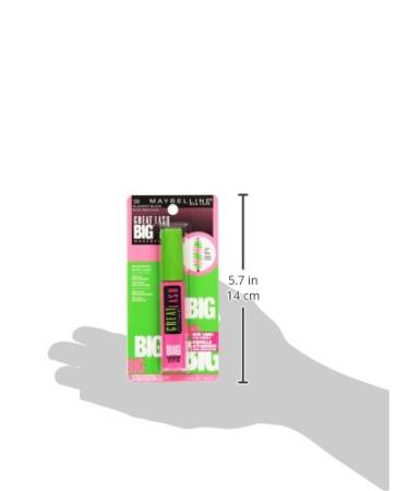 Maybelline Great Lash BIG Washable Mascara Blackest Black - Volumizing 0.34 fl oz - Buy Online on SooperMarket.com