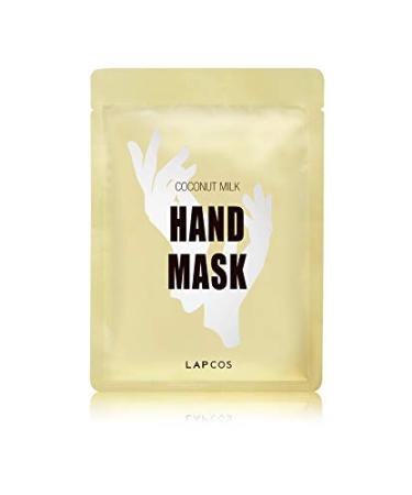 Lapcos Hand Mask Coconut Milk 1 Pair 0.47 fl oz (14 ml)