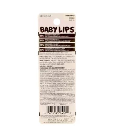 Maybelline Baby Lips Pink Punch Lip Balm (Pack of 9) - Moisturizing 0.15 oz - International Shipping Available - Buy Online on SooperMarket.com