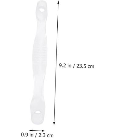 4pcs Big Toe Splitter Tools for Hallux Valgus - Foot Care Kit for Crooked Toe Alignment & Pain Relief - Transparent, 23.5x2.3cm - Buy Online on SooperMarket.com