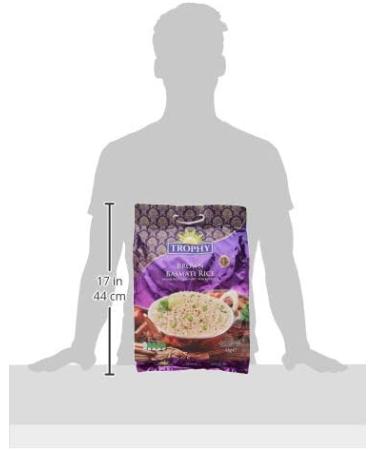 Trophy Wholegrain Brown Basmati Rice 4kg - Premium Quality | Long Grain | Nutrient-Rich - Buy Online on SooperMarket.com