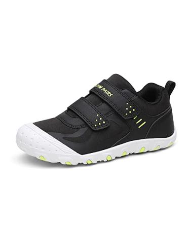 DREAM PAIRS Boys Girls Hiking Shoes Non-Slip Outdoor Walking Trekking Sneakers 5 Big Kid Black
