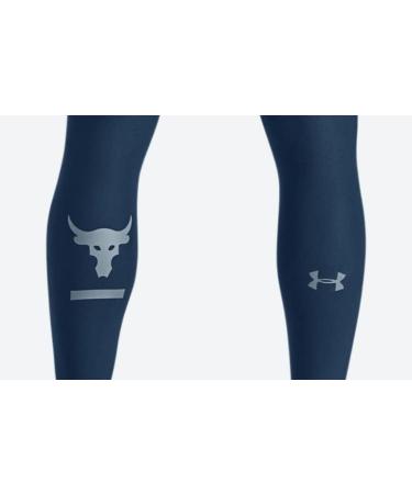 Under Armour Project Rock Compression Workout Pants - Small Navy | Brahma Bull Edition - Buy Online on SooperMarket.com