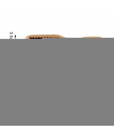 Wild Boar Beard Brush for Stiff Hair - Natural Wooden Brush for Men | Elastic Soft & Stiff Bristles for Beard & Mustache Grooming - Buy Online on SooperMarket.com