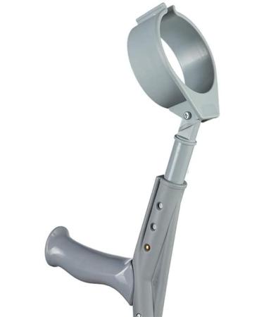Forearm Crutches Adjustable Cane Forearm Crutches Handle with Comfy Grip - High Density Sturdy Aluminum Adjustable Heavy Duty for Standard and Tall Adults Lightweight Arm Crutch Journey - Buy Online on SooperMarket.com
