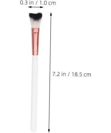 BELLIFFY Fish Tail Brush Highlighter Brush Blush Brush Highlighters Foundation Brush Makeup Brushes White 18.50X1.00X1.00CM White - Buy Online on SooperMarket.com