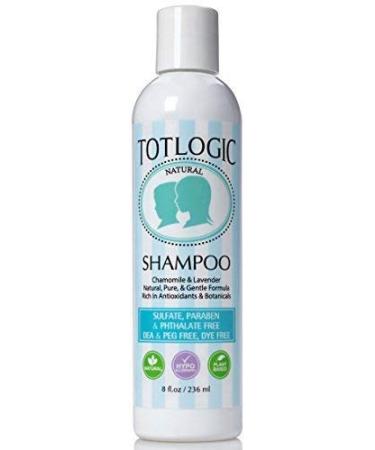 TotLogic Sulfate-Free Kids Shampoo - 8 oz | Gentle, Paraben-Free & Non-Toxic Plant-Based Formula with Natural Essential Oils for Babies and Toddlers - Buy Online on SooperMarket.com