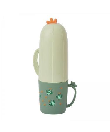 Milageto 5x travel toothbrush mug portable toothpaste holder cartoon towel storage box raccoon toilet article organizer for bathroom