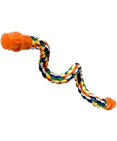 Yunmoxiao Pet Bird Parrot Colorful Cotton Standing Rope Perch Bird Climbing Parrot Stand Toys Bird Perch- Cage Rope for Parrot/Parakeet/Cockatiel Bungee Toys 40CM (16 Inch) - Buy Online on SooperMarket.com